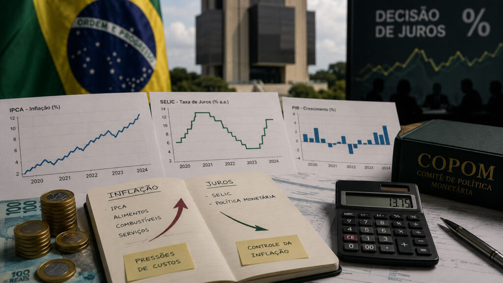 Copom inicia reunião com inflação acima do teto e mercado espera corte limitado dos juros