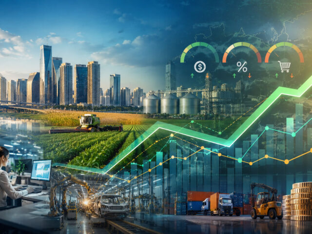 Serviços avançam e safra recorde fortalece economia brasileira, mas juros e inflação mantêm cautela