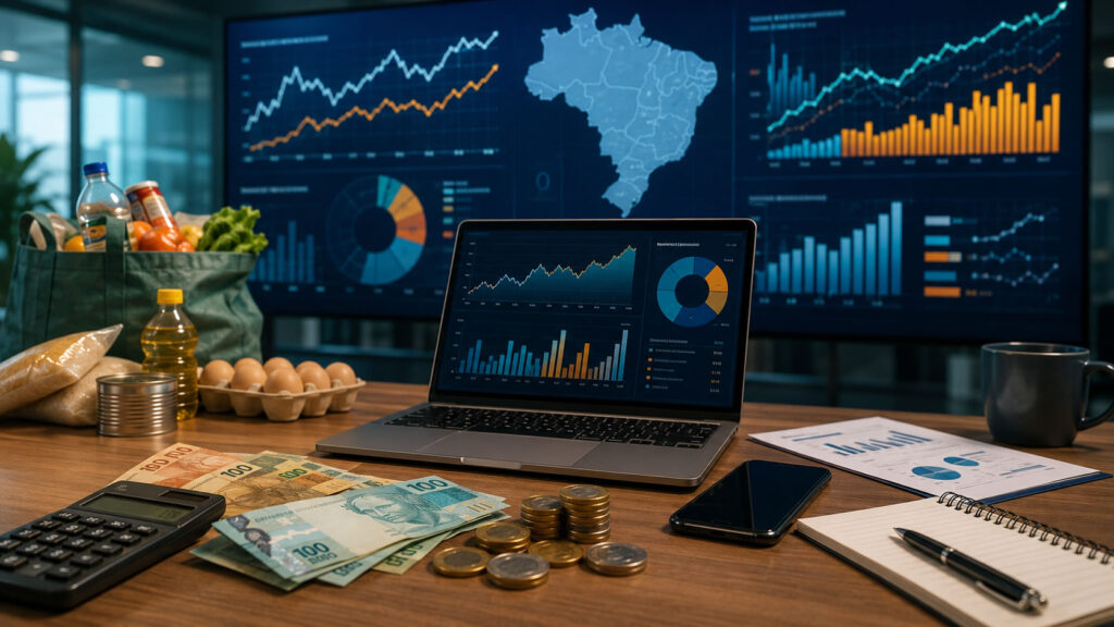 Inflação acelera e coloca juros no centro do debate econômico no Brasil