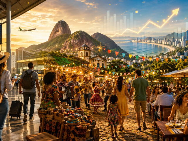 Turismo injeta US$ 4 bilhões na economia brasileira e festas juninas aquecem destinos em junho