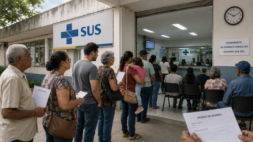 Fila do SUS vira corredor de sofrimento para pacientes que esperam exames e atendimento