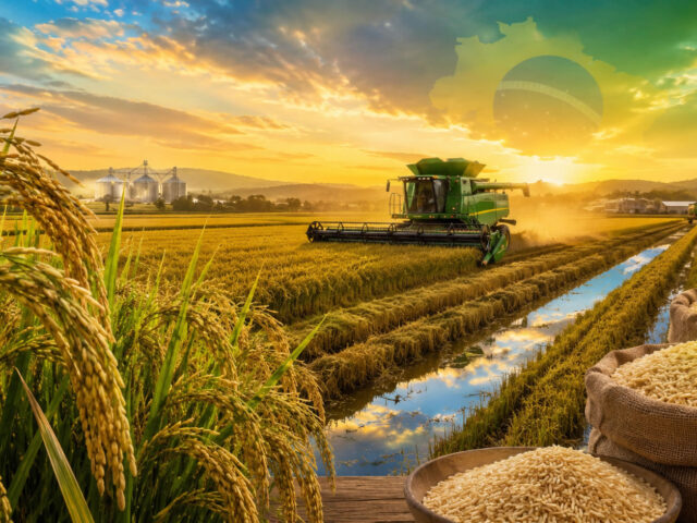 Arroz: a produção que sustenta a mesa dos brasileiros e fortalece o agronegócio nacional