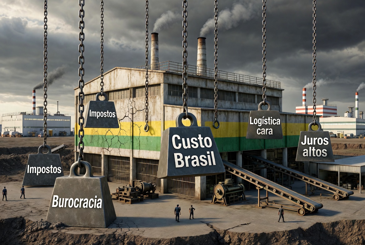 Custo Brasil é o maior problema da indústria brasileira