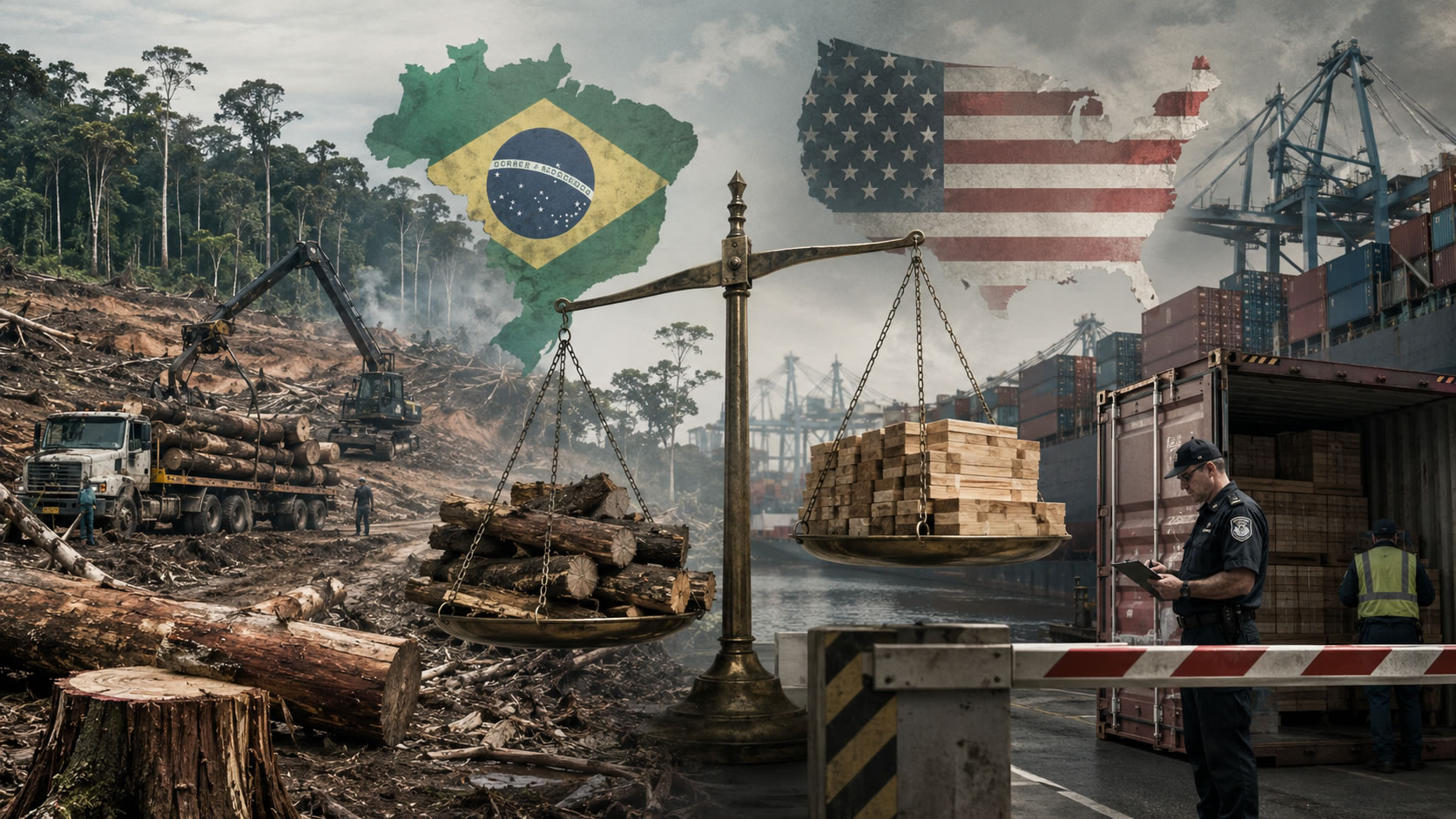 Desmatamento ilegal coloca produtos brasileiros no centro de nova disputa comercial com os Estados Unidos