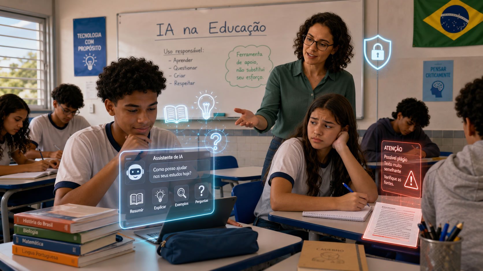 Inteligência artificial nas escolas: ferramenta de aprendizagem ou atalho perigoso?