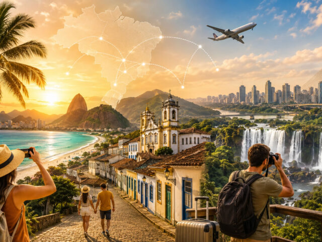 Turismo em alta: Brasil vive novo momento com recorde de visitantes estrangeiros e força das viagens nacionais