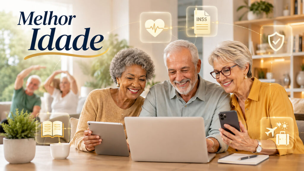 Melhor Idade: novo portal reúne saúde, aposentadoria, tecnologia, direitos e qualidade de vida para quem chegou aos 60+