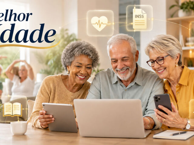 Melhor Idade: novo portal reúne saúde, aposentadoria, tecnologia, direitos e qualidade de vida para quem chegou aos 60+