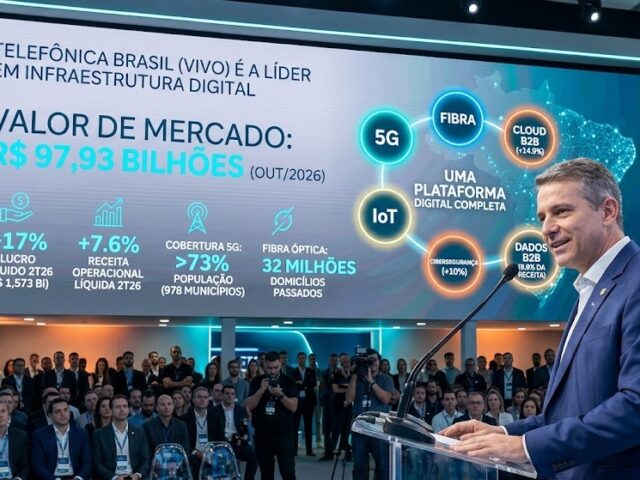Maior grupo de tecnologia e conectividade: Telefônica Brasil (Vivo)